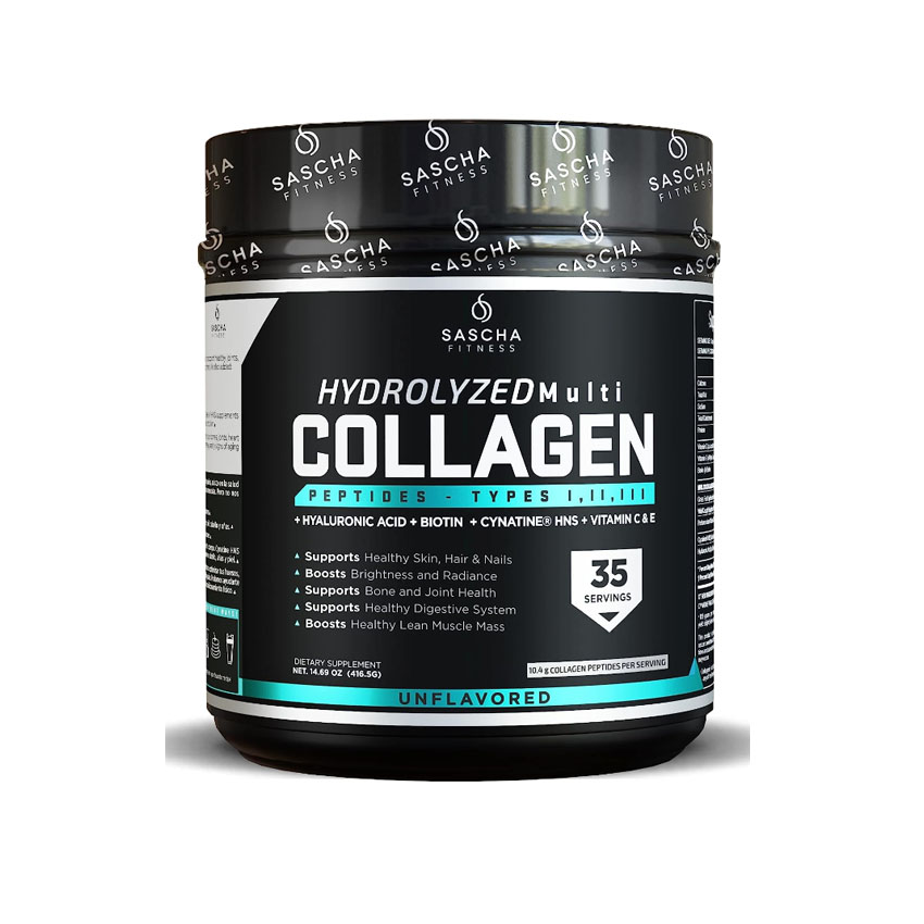 Colágeno Hidrolizado Sascha Fitness Con Vitamina C y E