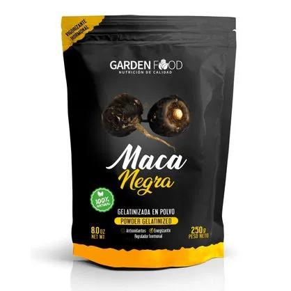 Maca Negra Gelatinizada GARDEN FOOD
